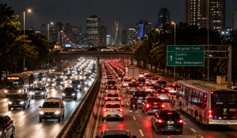 Trânsito agora: São Paulo registra 916 km de lentidão nesta sexta-feira, véspera do feriadão de Finados