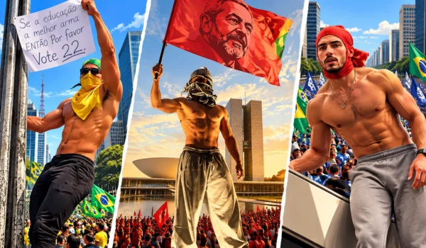 Relembre: ‘gostosos da Paulista’ marcaram atos de Lula e Flávio Bolsonaro em 2026