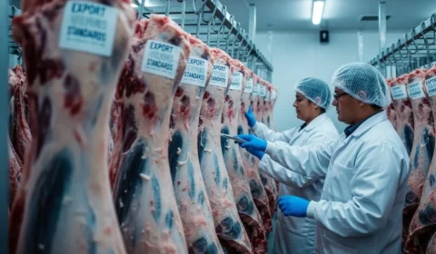 Carne bovina brasileira dispara 524% nos EUA, mas exportações totais recuam