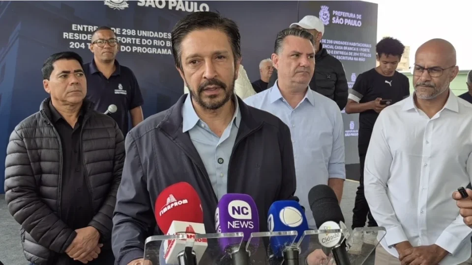 Ricardo Nunes diz que apoio do MDB a Flávio Bolsonaro representa “grande frente ampla”