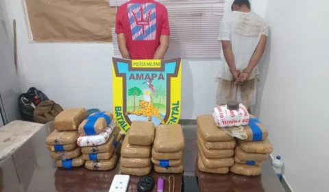 Polícia apreende 29 kg de suspeita de crack e prende dois no Amapá