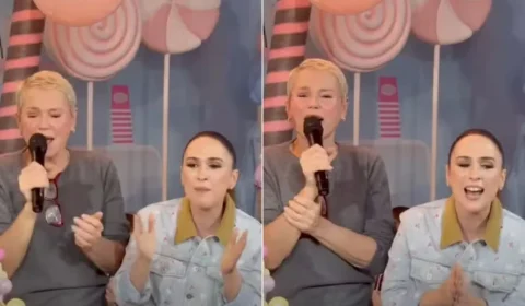 Xuxa surpreende Tata Werneck em festa de aniversário da filha: ‘Um presente’