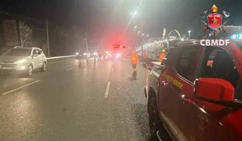 Motociclista de 35 anos morre após queda na Ponte JK, no DF