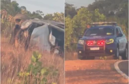 Motorista morre após caminhonete bater contra poste na RR-203, em Amajari