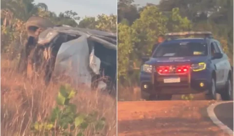 Motorista morre após caminhonete bater contra poste na RR-203, em Amajari