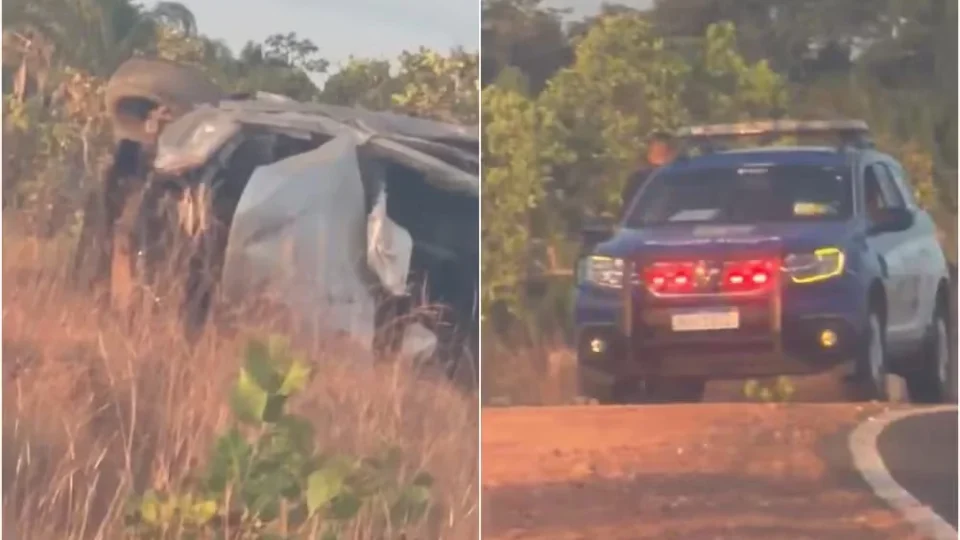 Motorista morre após caminhonete bater contra poste na RR-203, em Amajari