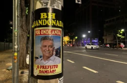 Cartazes contra Álvaro Damião mobilizam equipes das 10 regionais da Prefeitura de BH