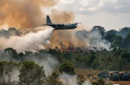 Mais de 1 milhão de litros de água são lançados contra incêndios no Amazonas; 337 focos são extintos