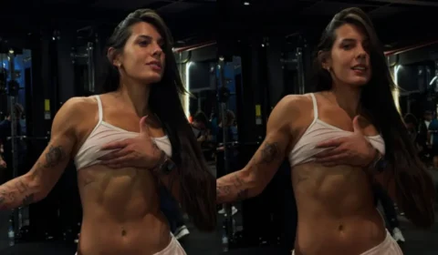 Ana Castela exibe resultado de treinos em novas fotos na academia
