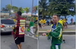 Empresário que levou homem negro acorrentado em ato pró-Flávio tem dívida milionária
