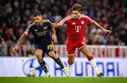 Arsenal reage no fim, arranca empate com Bayern e mantém invencibilidade na Champions