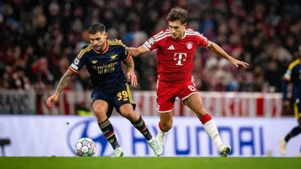 Arsenal reage no fim, arranca empate com Bayern e mantém invencibilidade na Champions