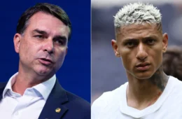 Richarlison comemora vitória de Lula após polêmica com Flávio Bolsonaro por ilha