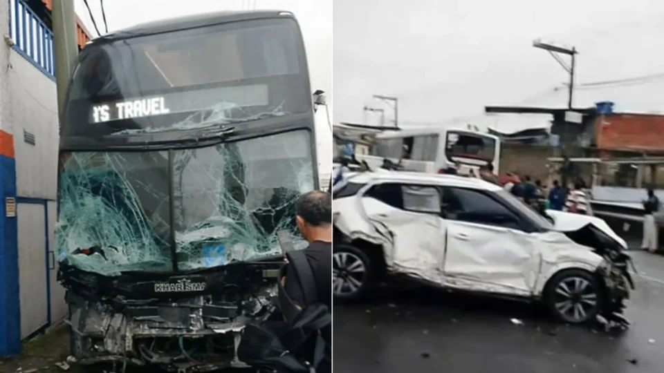 Tragédia na Dutra: motorista morre e engavetamento envolve 22 veículos no RJ