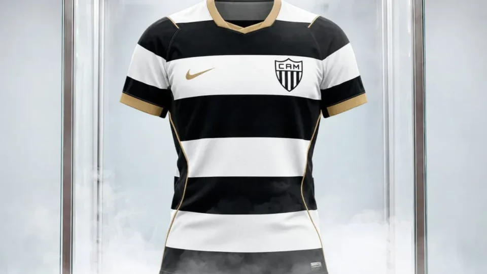 Atlético-MG anuncia novo Manto da Massa com listras horizontais; veja modelo escolhido pela torcida
