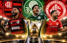 Flamengo tem 67% de chance de título, e Palmeiras 33%; Inter reage contra queda