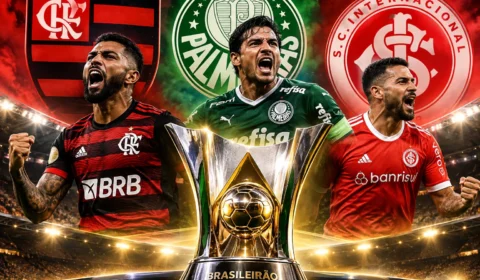 Flamengo tem 67% de chance de título, e Palmeiras 33%; Inter reage contra queda