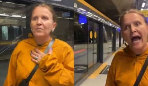 VÍDEO: Mulher faz ataques racistas no metrô de SP
