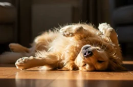 Cachorro dorme de barriga para cima? Entenda o que essa posição pode revelar
