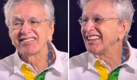 VÍDEO: Caetano Veloso vai às lágrimas ao ouvir Geraldo Azevedo durante ato em apoio a Lula
