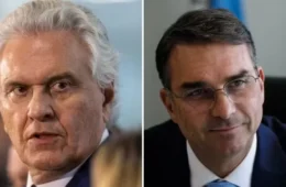 Caiado acerta apoio a Flávio Bolsonaro e prepara anúncio em Goiânia
