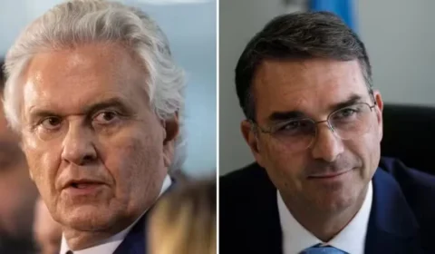 Caiado acerta apoio a Flávio Bolsonaro e prepara anúncio em Goiânia
