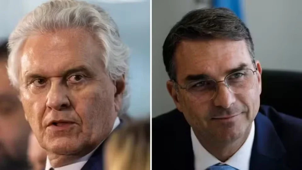 Caiado acerta apoio a Flávio Bolsonaro e prepara anúncio em Goiânia