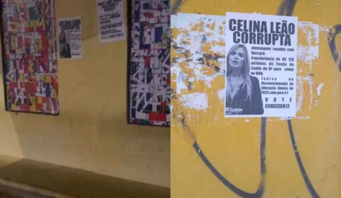 Campanha de Celina aciona TRE-DF e polícia por cartazes que a chamam de “corrupta”