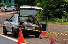 Corpo esquartejado em carro pode ter ligação com tribunal do crime no Paraná