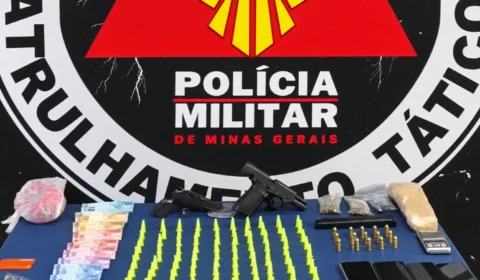 Suspeitos de ligação com PCC são presos com armas e drogas em MG
