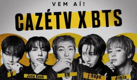 BTS grava entrevista com Diogo Defante na CazéTV e encara desafios brasileiros
