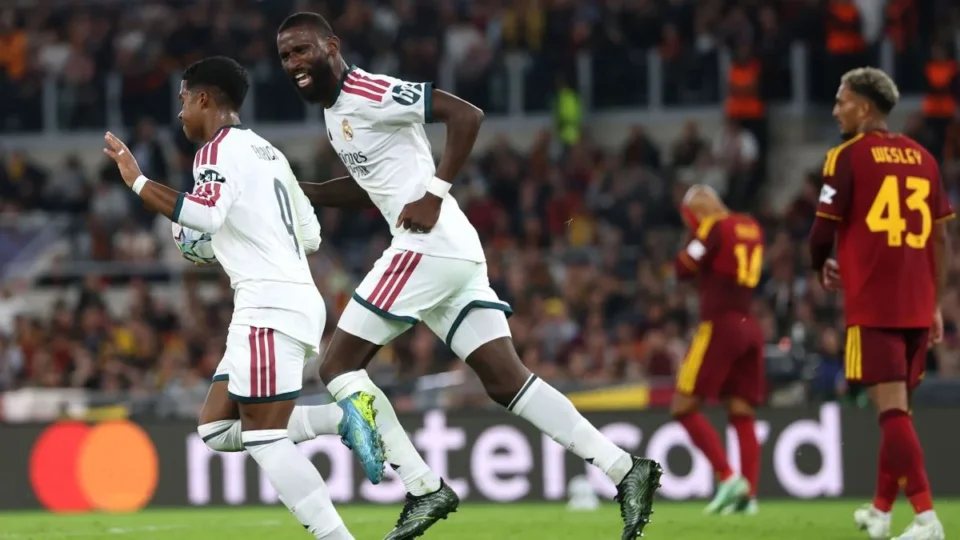 As Roma x Real Madrid minuto a minuto: Endrick vira e faz 4 a 3