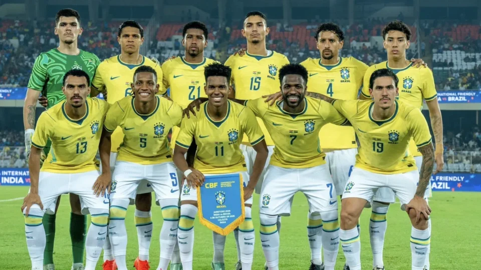 Brasil goleia a Índia por 4 a 0 em amistoso de testes para Ancelotti