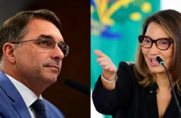Flávio Bolsonaro aciona TSE contra Janja e pede retirada de vídeo com críticas à sua candidatura