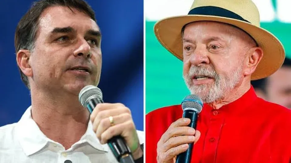 Diferença entre Flávio e Lula é a menor da história no 1º turno presidencial