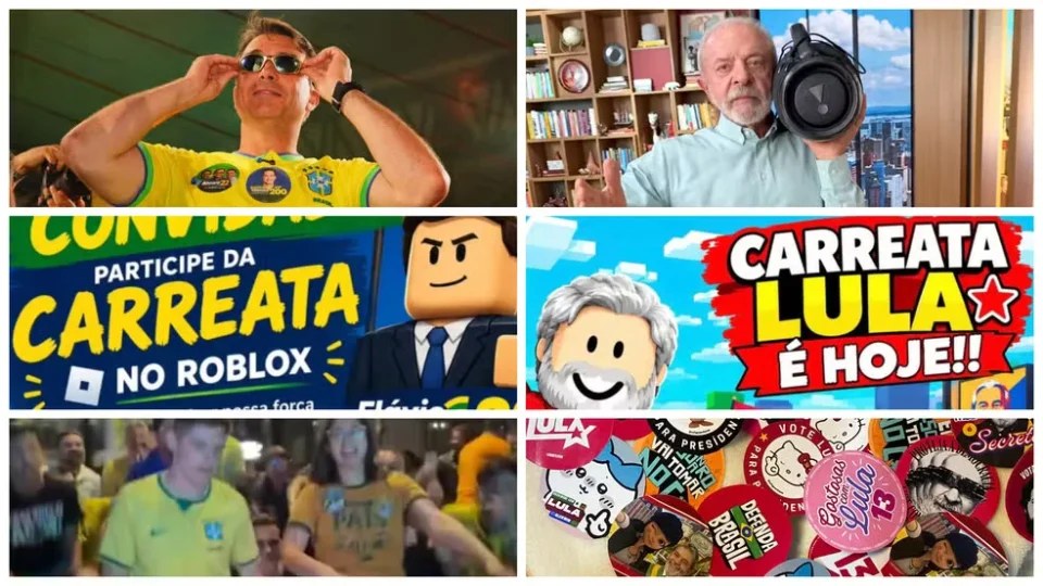 Roblox, fandoms e bloquinhos levam geração Z à disputa entre Lula e Flávio em 2026