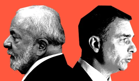 Pesquisa para presidente mostra empate entre Lula e Flávio