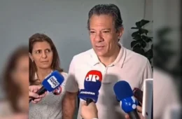 Haddad vota em São Paulo e diz que há clima excelente para reeleição de Lula