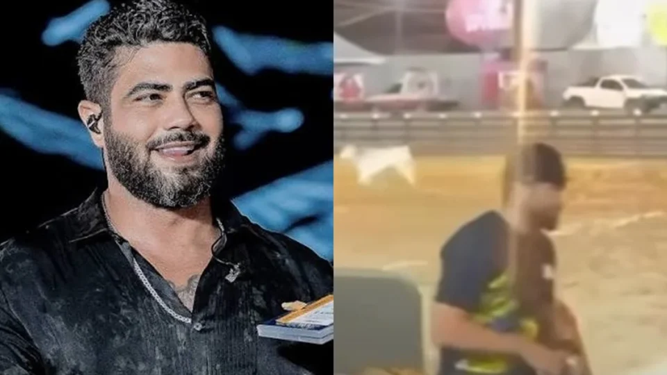 Henrique, dupla de Juliano, sofre queda de cavalo durante vaquejada