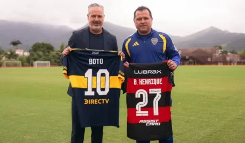Boca Juniors usa estrutura do Flamengo para se preparar para duelo decisivo contra o Vasco
