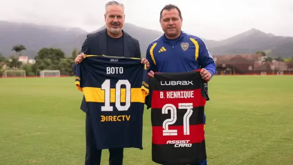 Boca Juniors usa estrutura do Flamengo para se preparar para duelo decisivo contra o Vasco