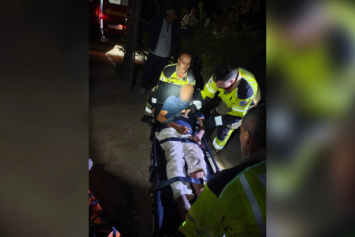 Até a divulgação das informações sobre a ocorrência, não havia atualização oficial sobre o estado de saúde da vítima após a chegada à unidade hospitalar.