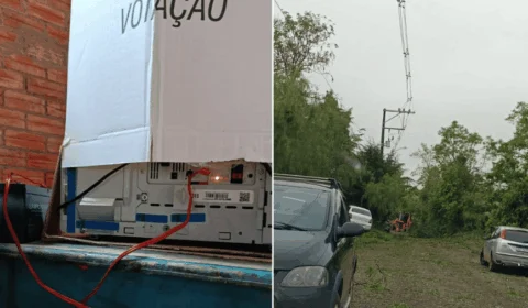 Temporal deixa locais de votação sem energia no Rio Grande do Sul
