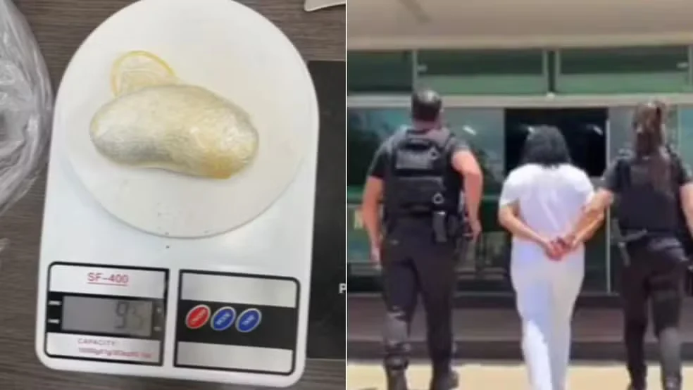Diarista de 38 anos levava 95 gramas de “ice” escondidas nas partes íntimas; scanner corporal identificou o pacote durante revista na Penitenciária II do DF