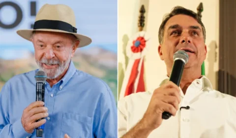 Em nova pesquisa, Lula tem 45,4% e Flávio Bolsonaro 44,6% em pesquisa para o 2º turno