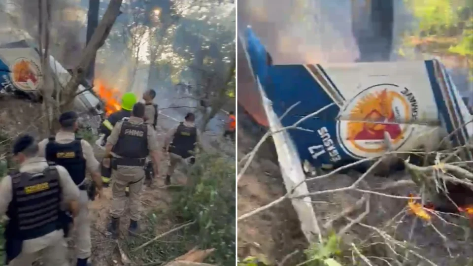 Militares do DF lamentam morte de três policiais em queda de avião em MG: “Imensa dor”