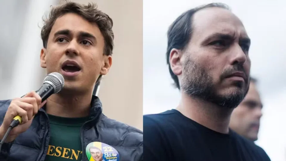 Nikolas exclui Carlos Bolsonaro de “colinha” eleitoral em Santa Catarina