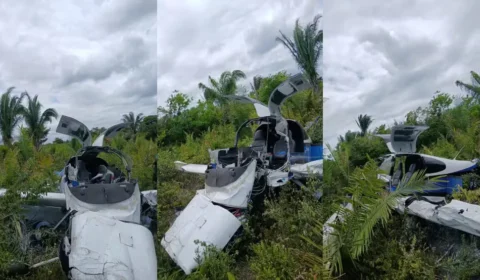 Avião com capacidade para quatro pessoas cai com cinco a bordo no Maranhão