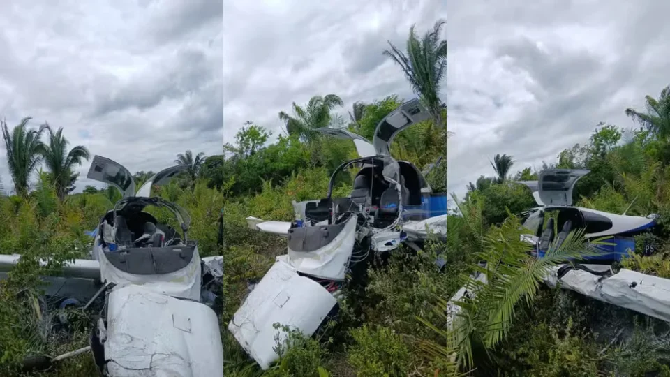 Avião com capacidade para quatro pessoas cai com cinco a bordo no Maranhão