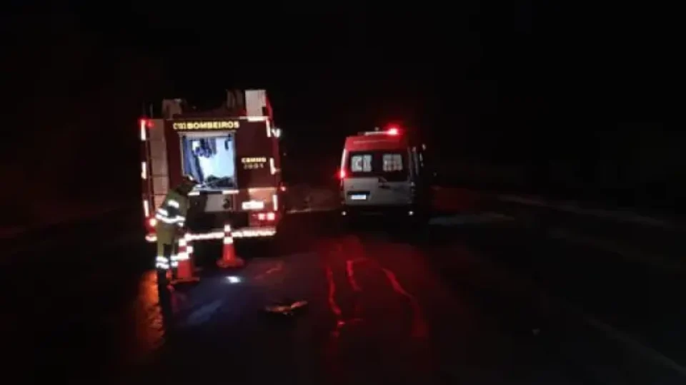 Motorista de ambulância morre em batida com carreta na BR-354, em MG